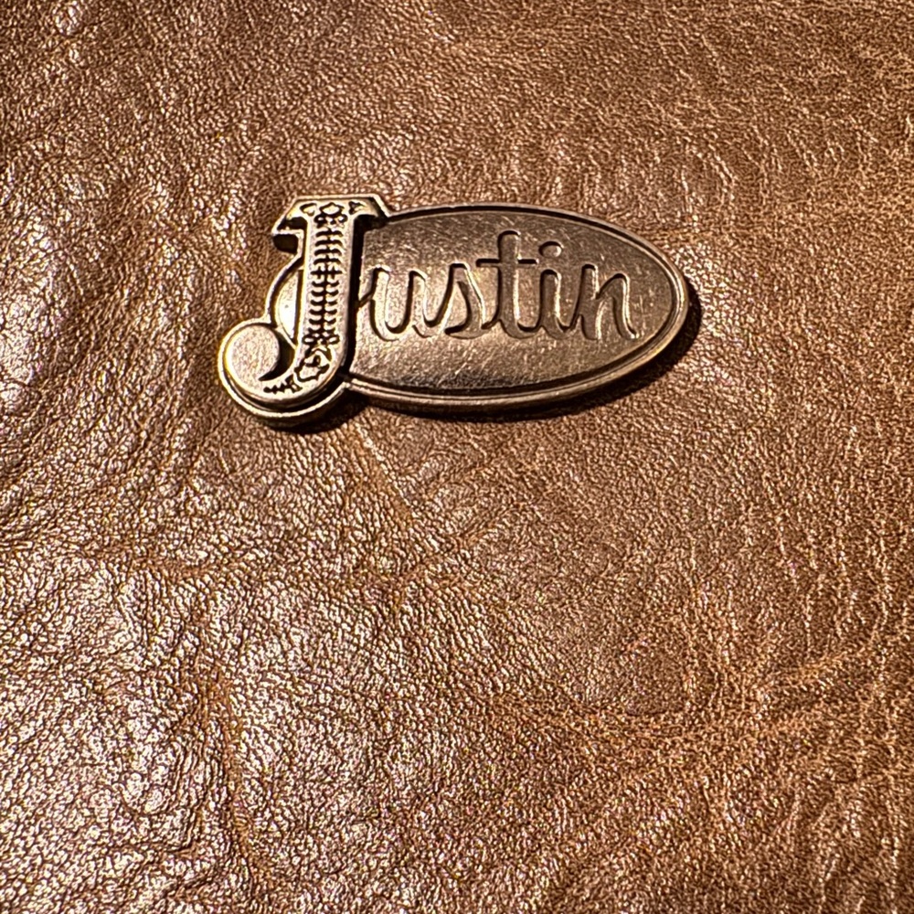 Brown and Tan Justin Tote Bag - Picture 3 of 8